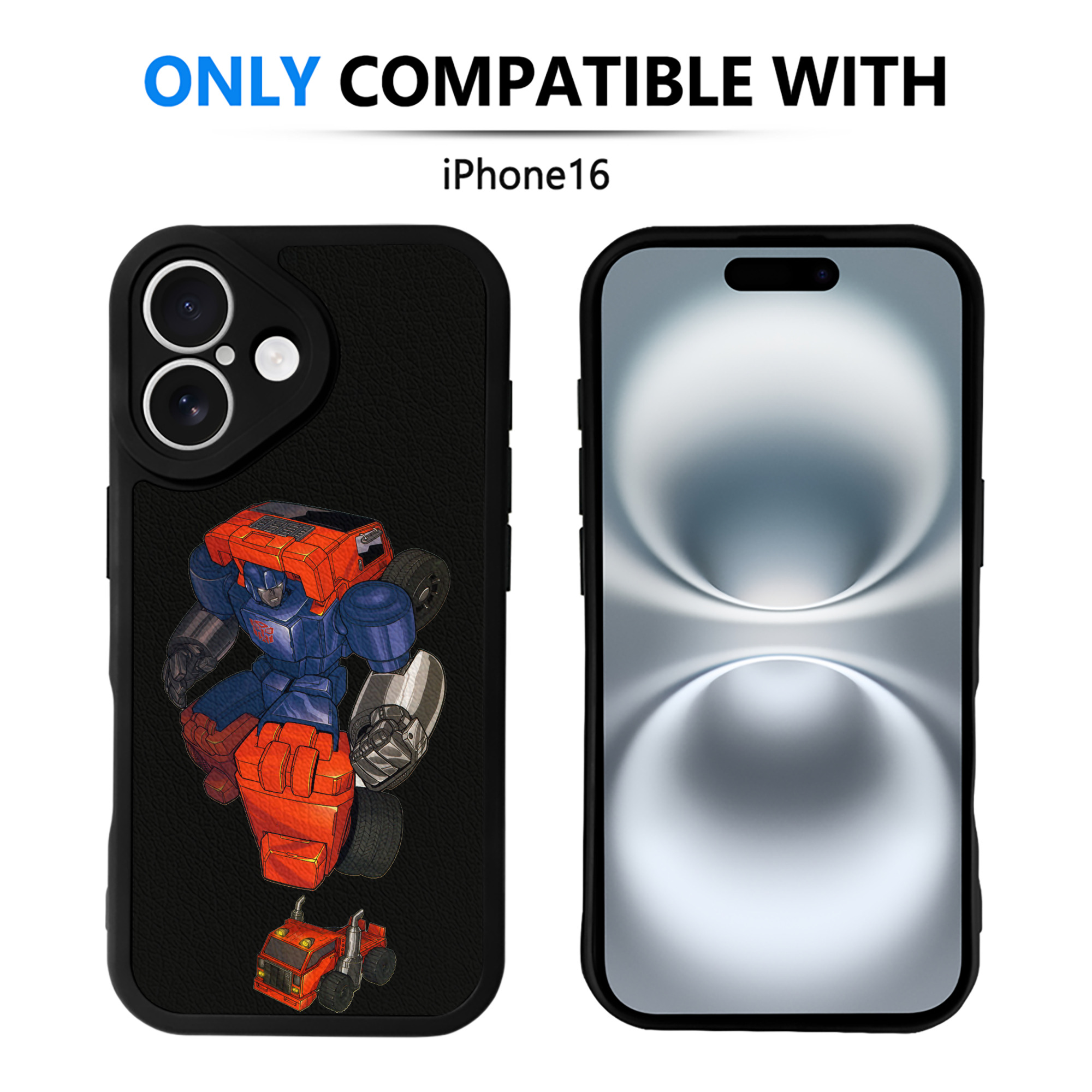 （画像用）  【iPhone 16シリーズ対応】シリコンスマホケース（レザー調） 材質：シリコン